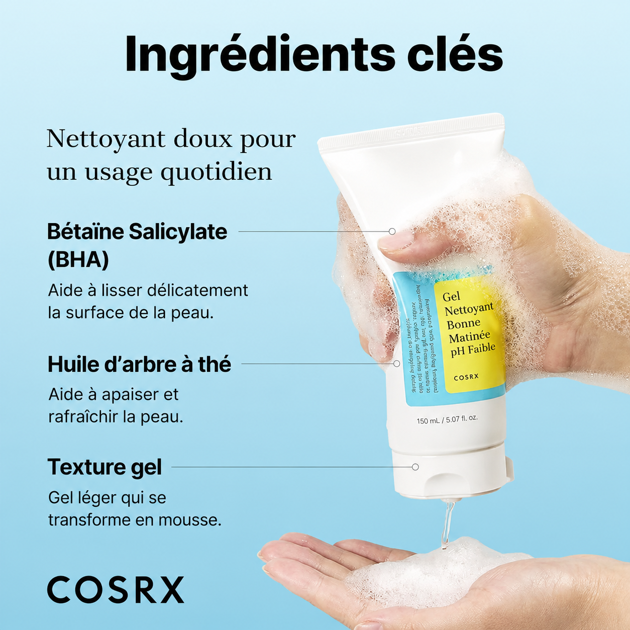 COSRX - Low PH Good Morning Gel Cleanser