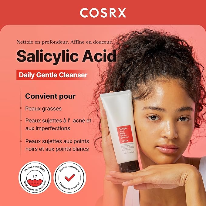 COSRX -  Salicylic Acid Daily Gentle Cleanser